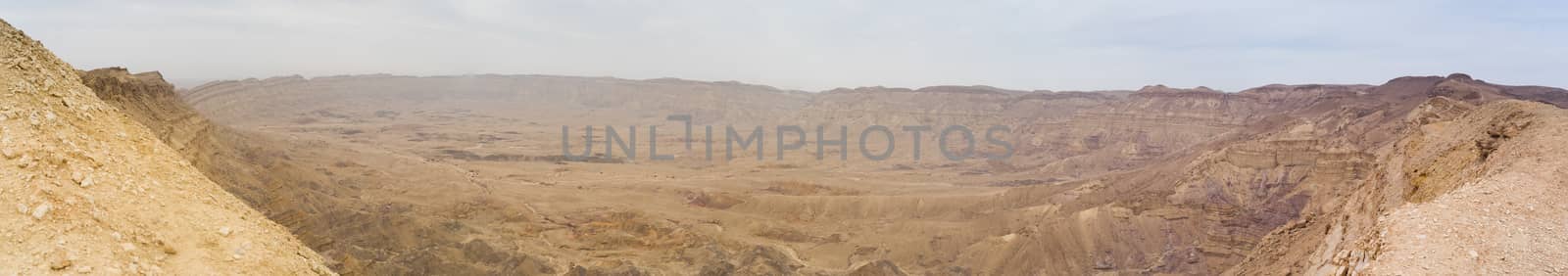 Travel in Israel negev desert landscape by javax