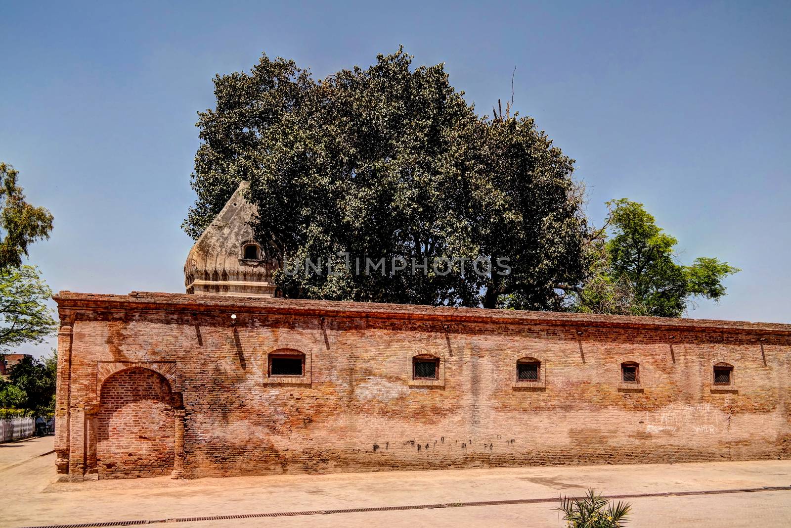 Gorakh Nath Temple in Gor Khuttree historical site, Tehsil park in Peshawar, Pakistan
