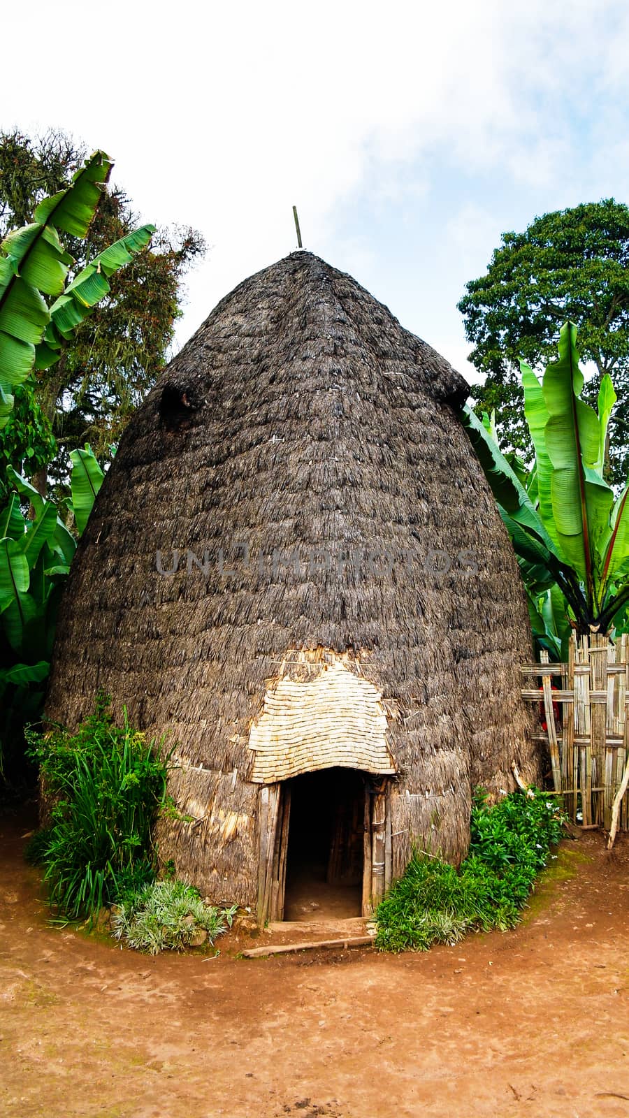 Traditional Dorze tribe house in Chencha Ethiopia by homocosmicos