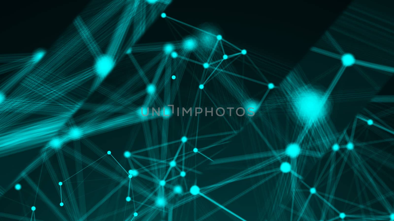 Abstract connection dots. Technology background. Network concept by nolimit046