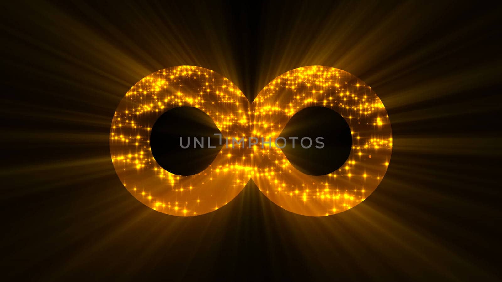 Abstract background with futuristic infinity sign. Digital background by nolimit046