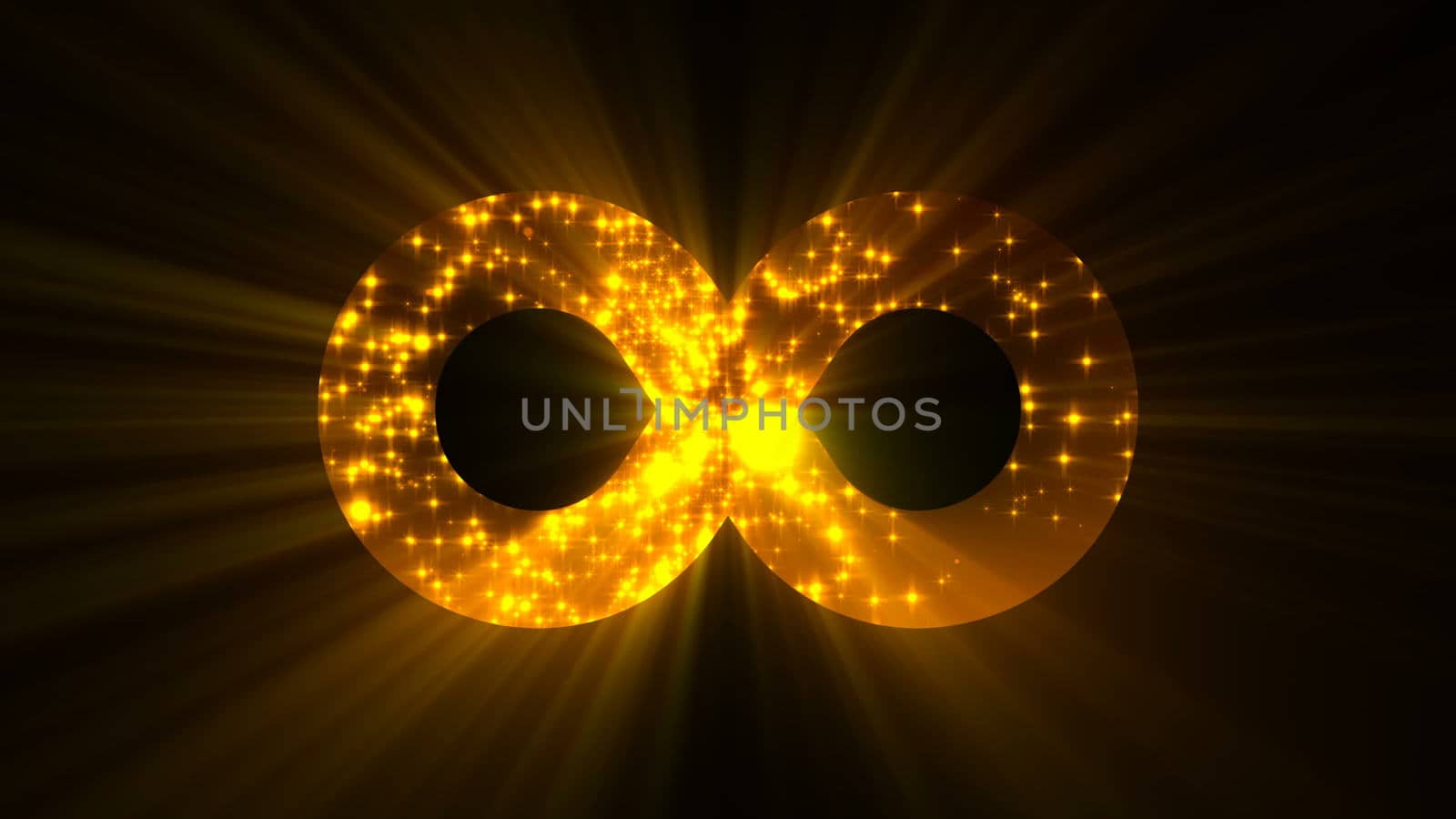 Abstract background with futuristic infinity sign. Digital background by nolimit046