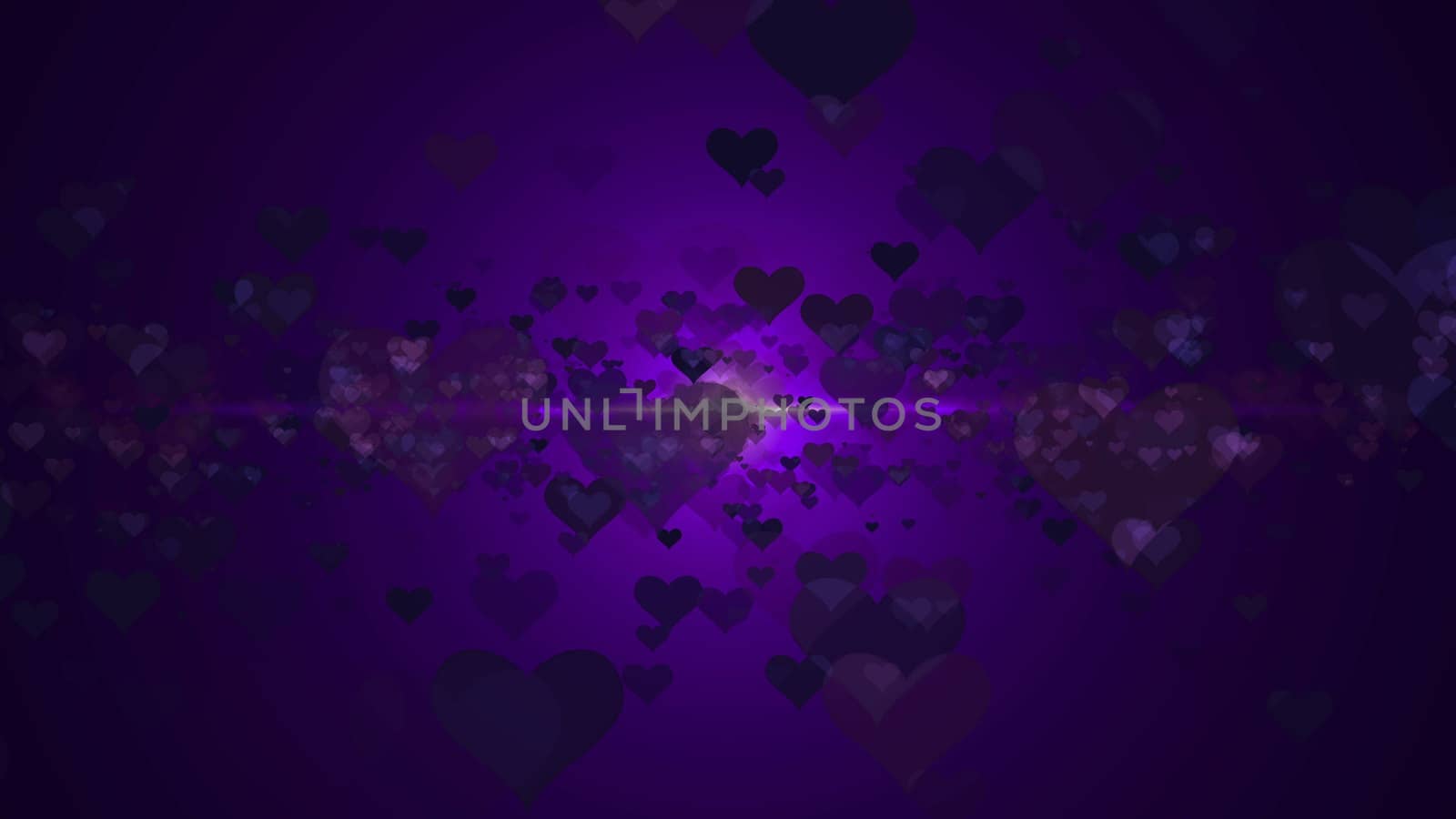 Abstract background with hearts by nolimit046