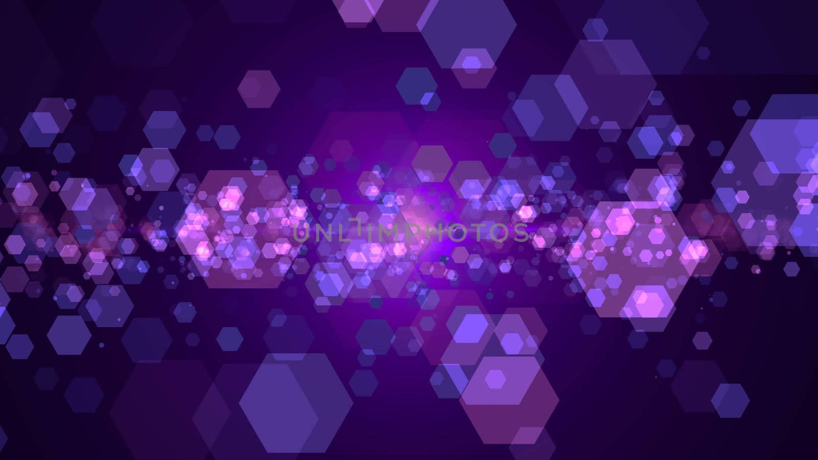 Hexagonal abstract background. Digital illustration by nolimit046