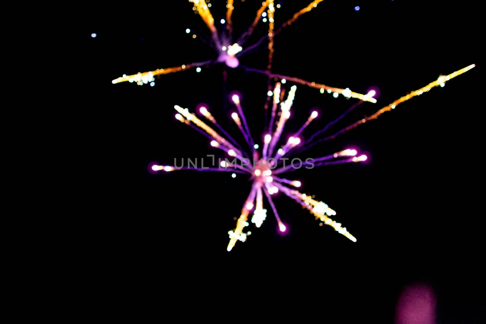 fireworks out of focus bokeh by darksoul72