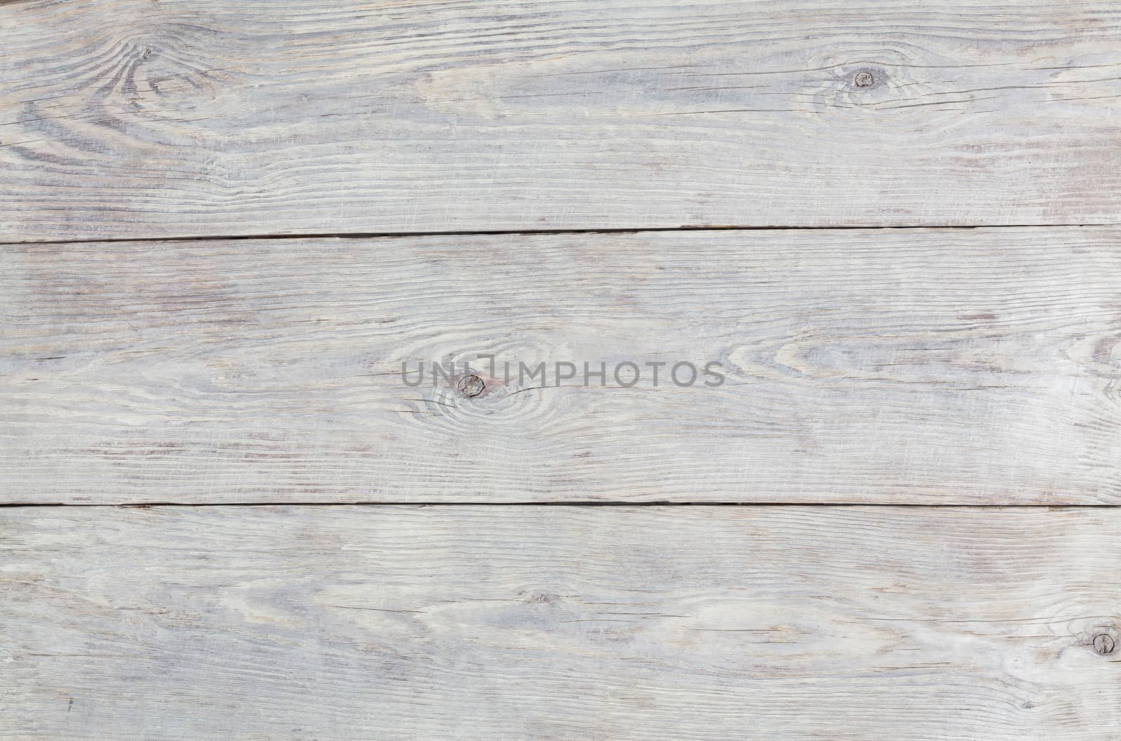 Rustic white wood texture background. Board which is composed of three planches