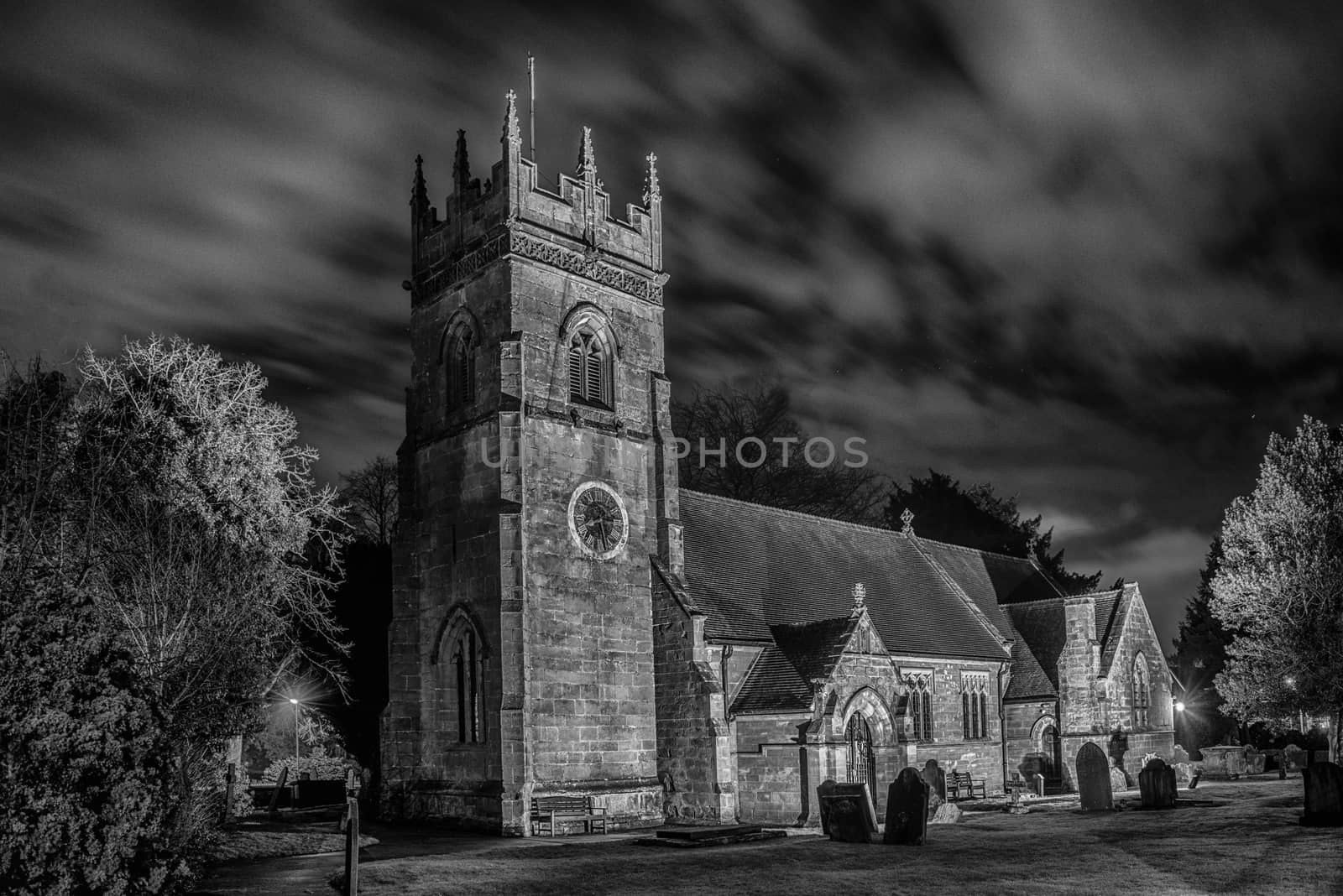 Village church by alan_tunnicliffe