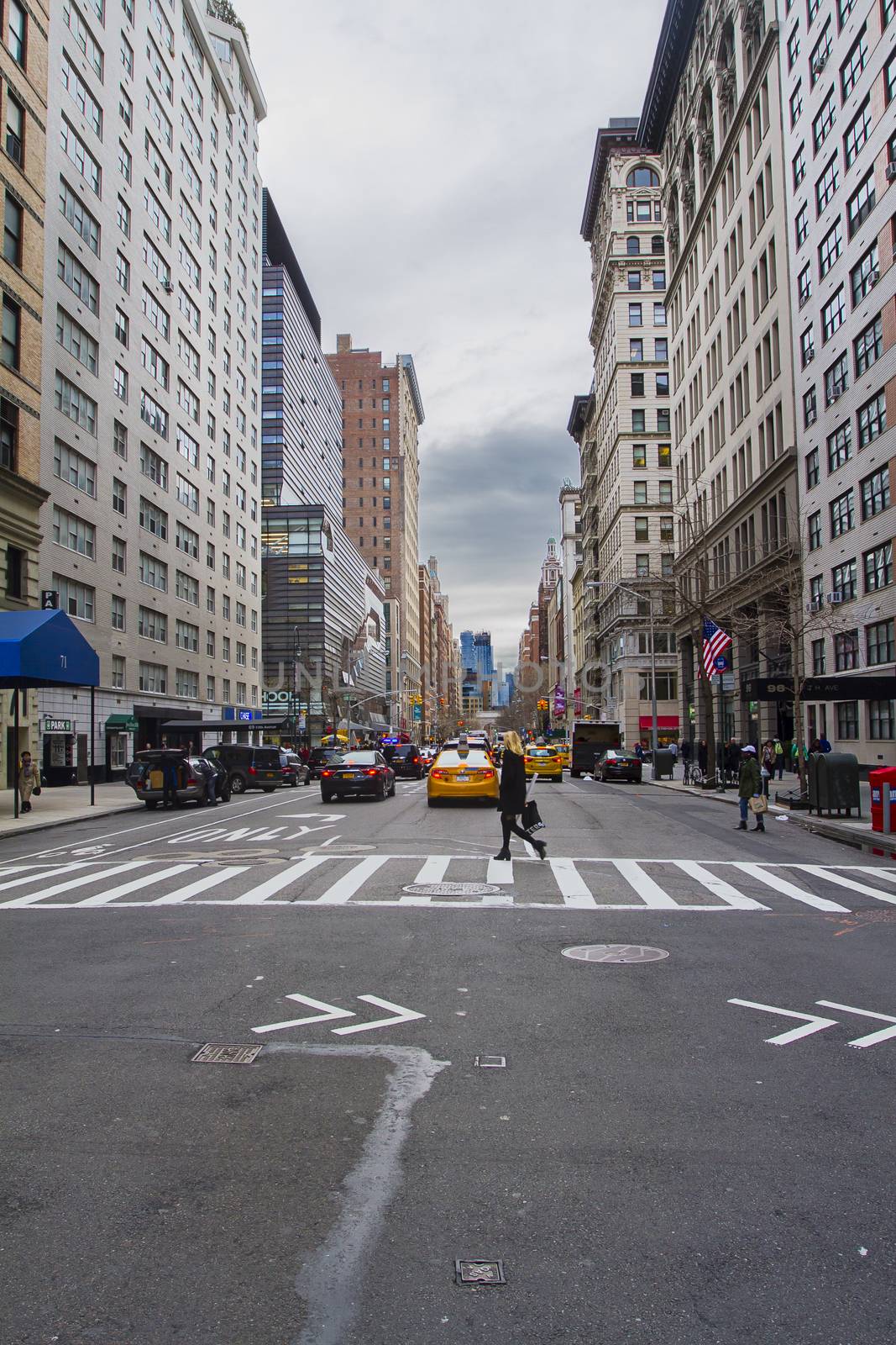 Street of New York city by mypstudio