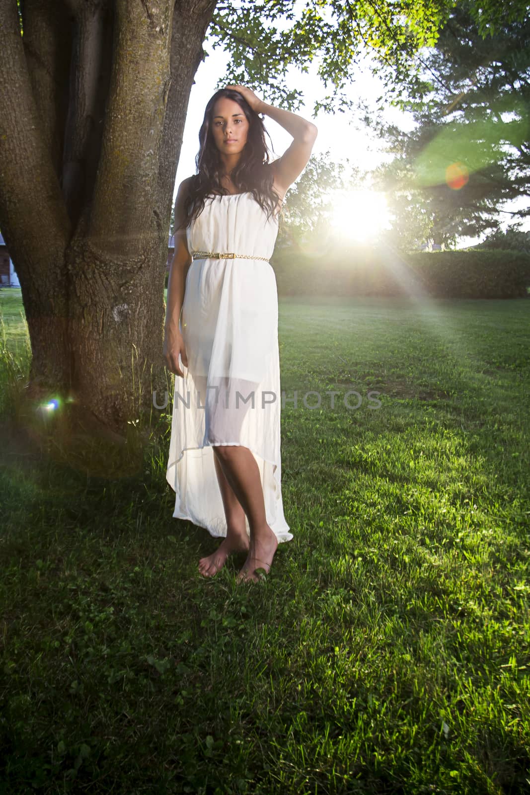 Young woman in the sun by mypstudio