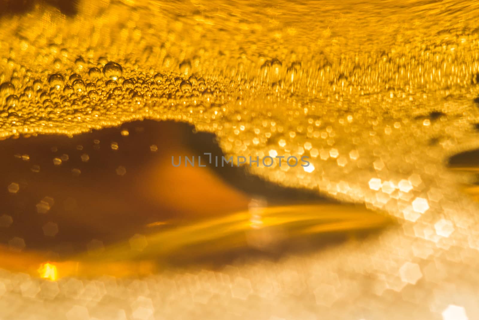 beer bubbles close-up by darksoul72