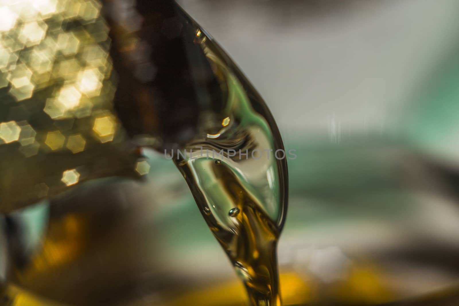 beer close-up beer bottle pours macro photo stream of beer