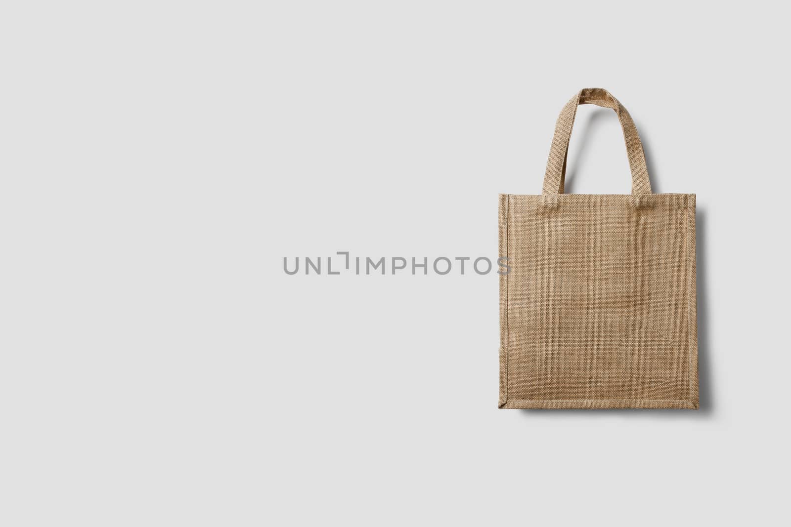 eco bag for shopping on a light background