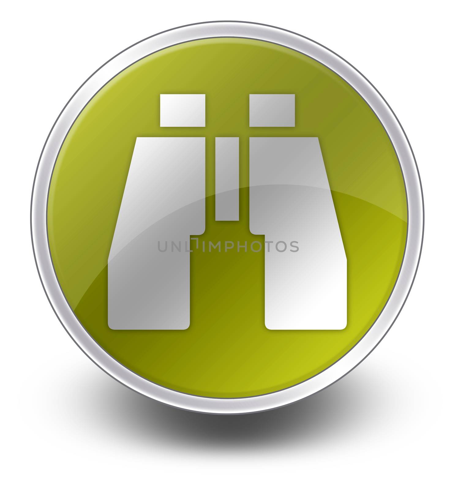 Icon, Button, Pictogram with Wildlife Viewing symbol