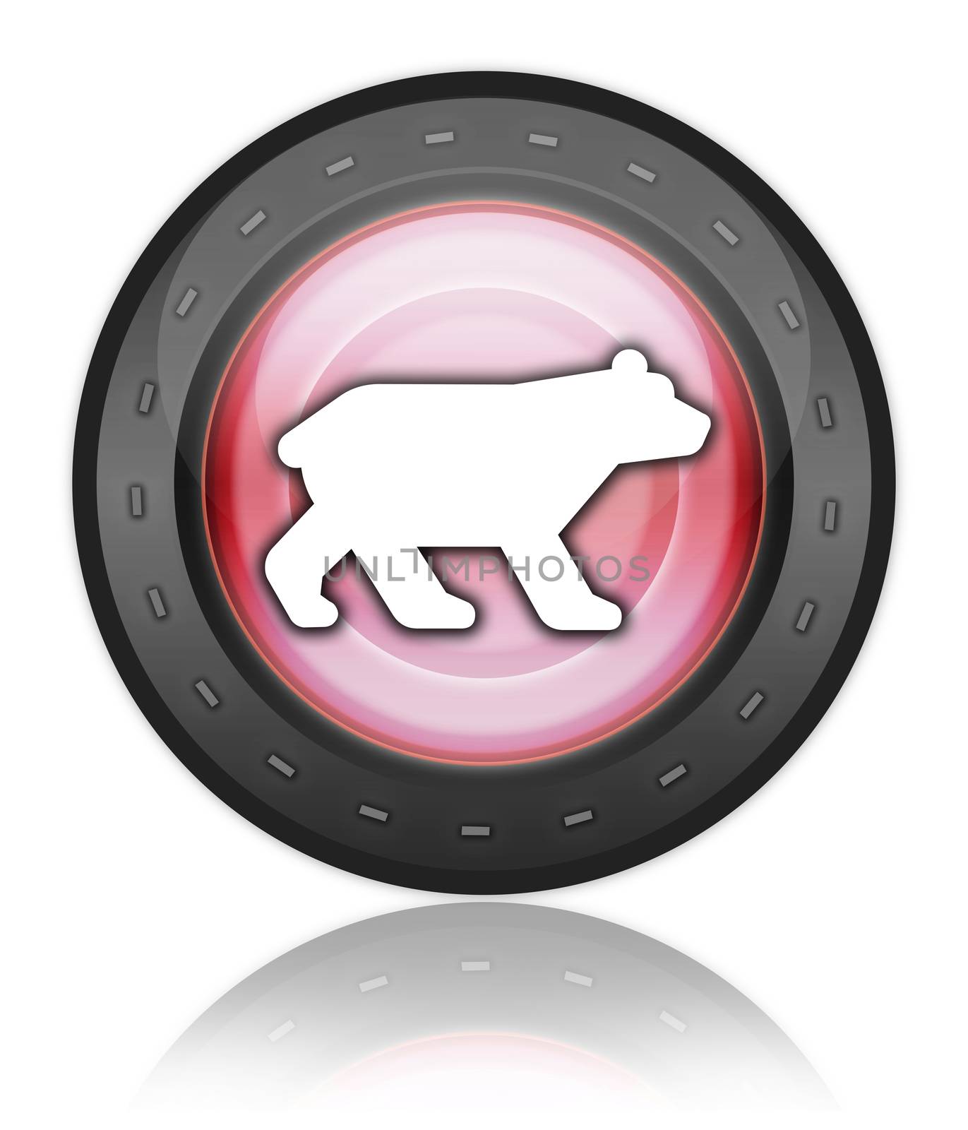 Icon, Button, Pictogram Bear by mindscanner