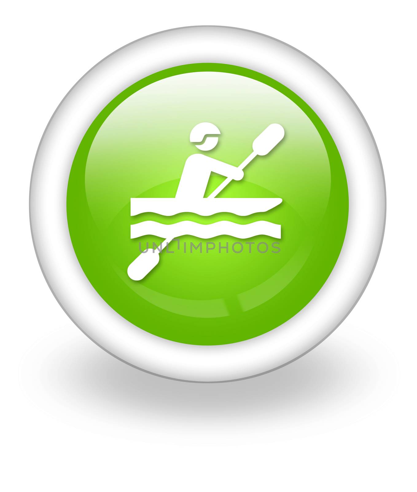 Icon, Button, Pictogram Kayaking by mindscanner