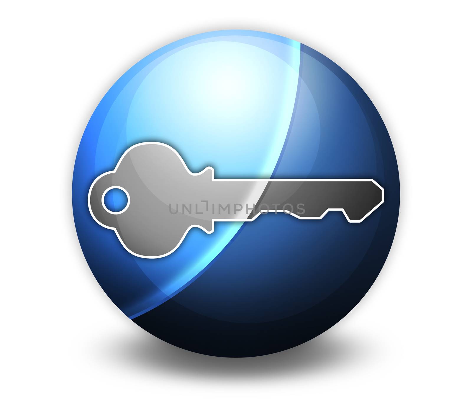 Icon, Button, Pictogram Key by mindscanner