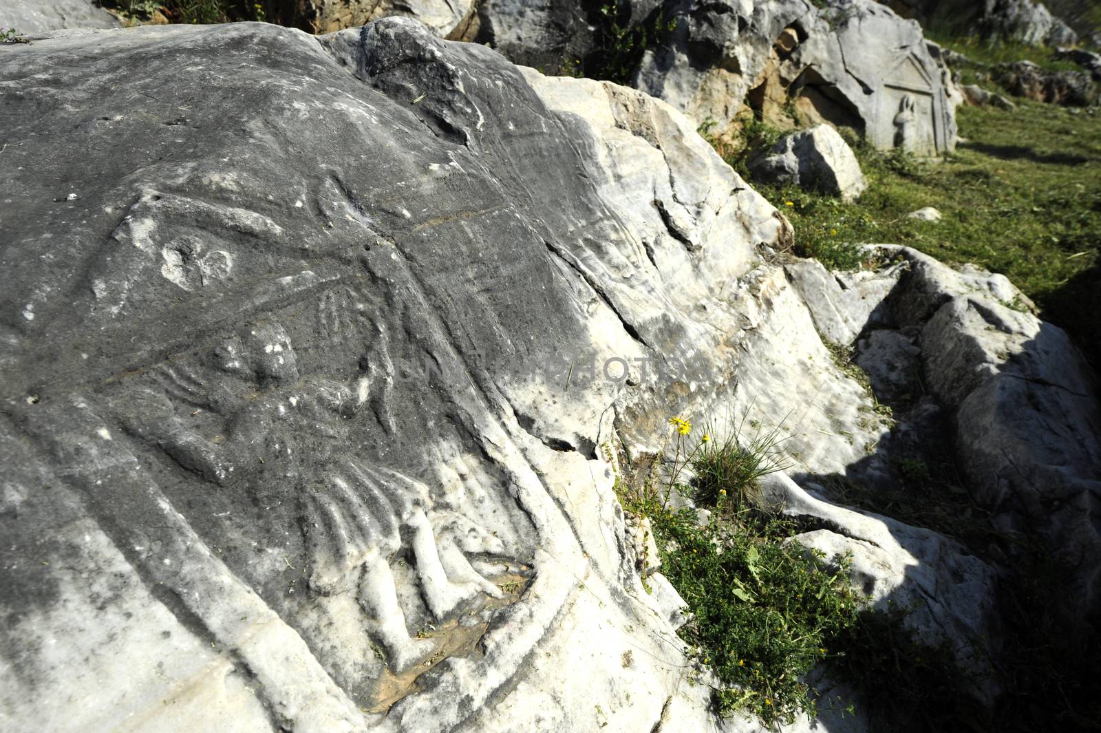 Ruins of ancient Greece near Thessaloniki in Phillipi