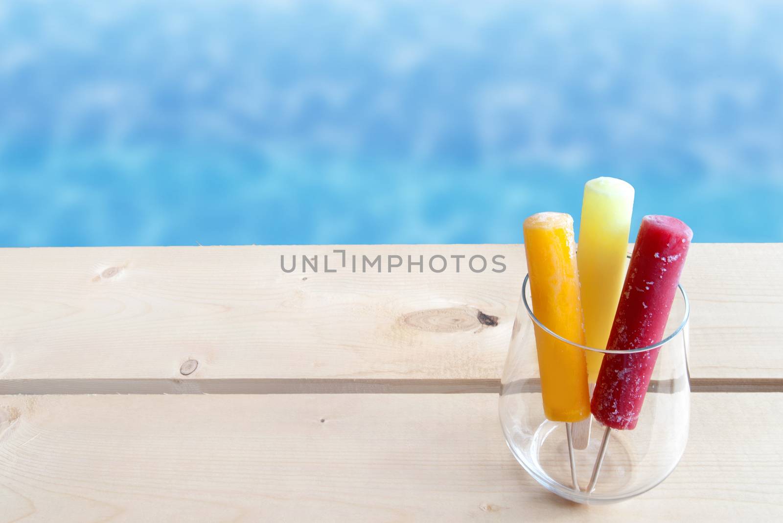 Summer ice lollies by unikpix