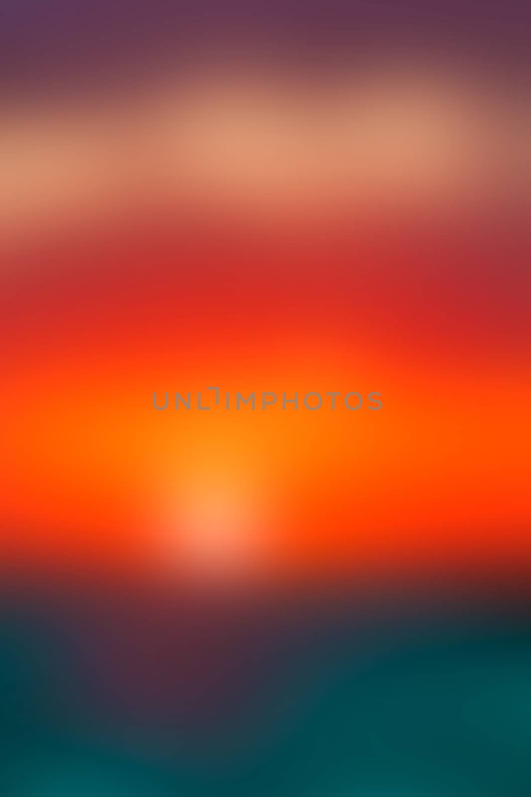 Hot sunset abstract blurred background by sengnsp