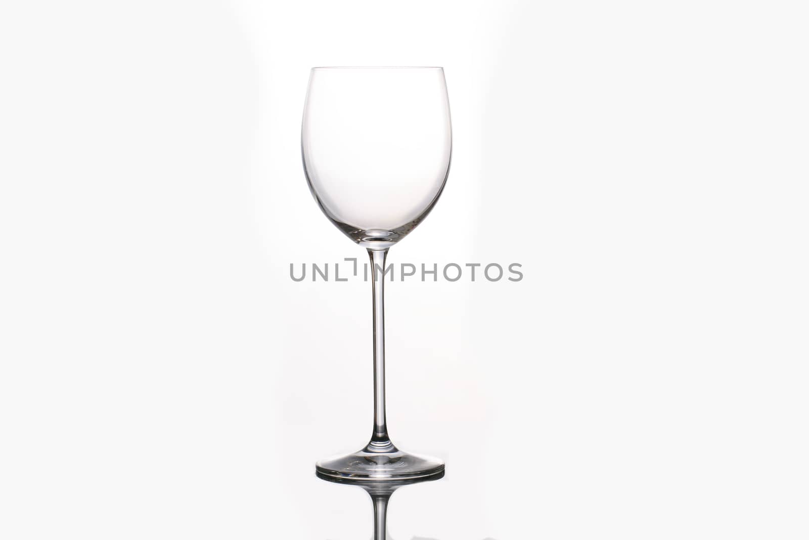 Isolated glass  and cup of water