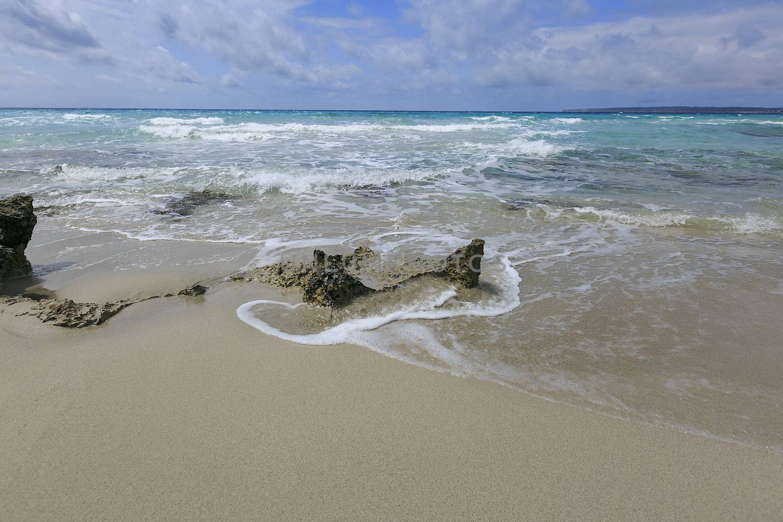 Beach in Formentera ,balearic islands ,Spain