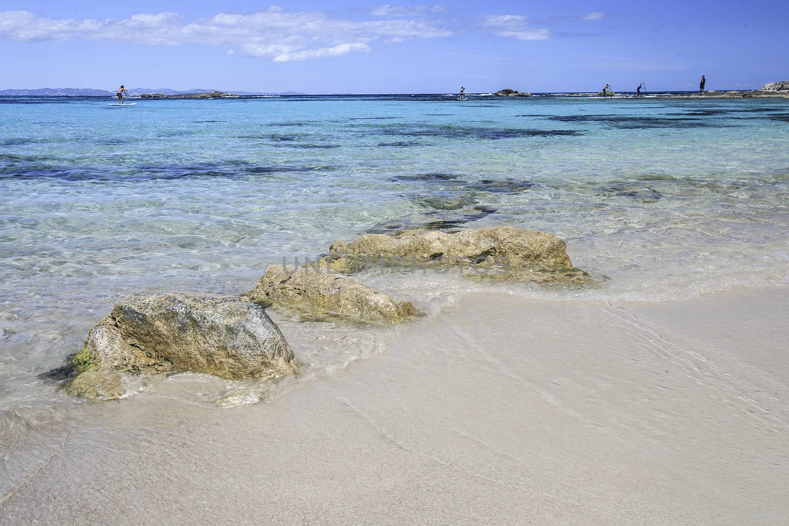 Beach in Formentera ,balearic islands ,Spain