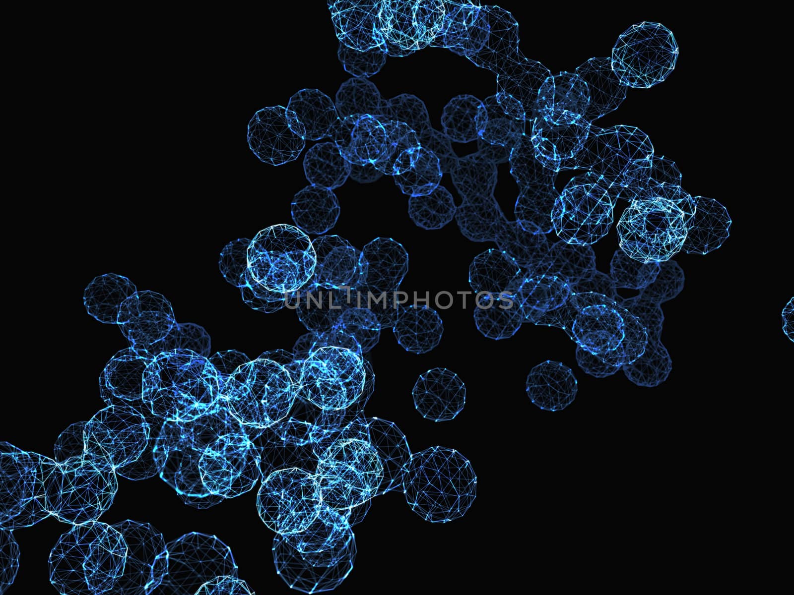 Abstract Polygonal Space Background by cherezoff