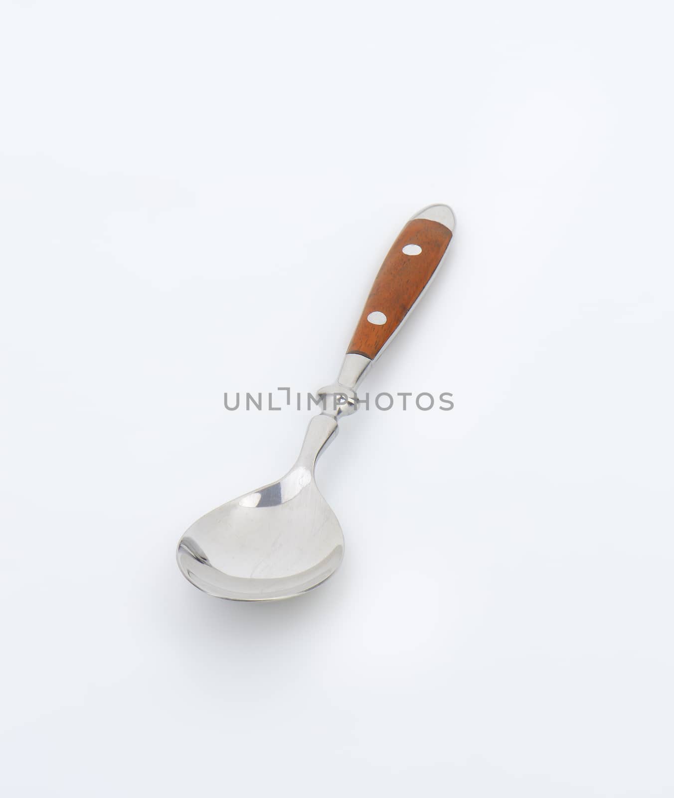 Wooden-handled table spoon by Digifoodstock