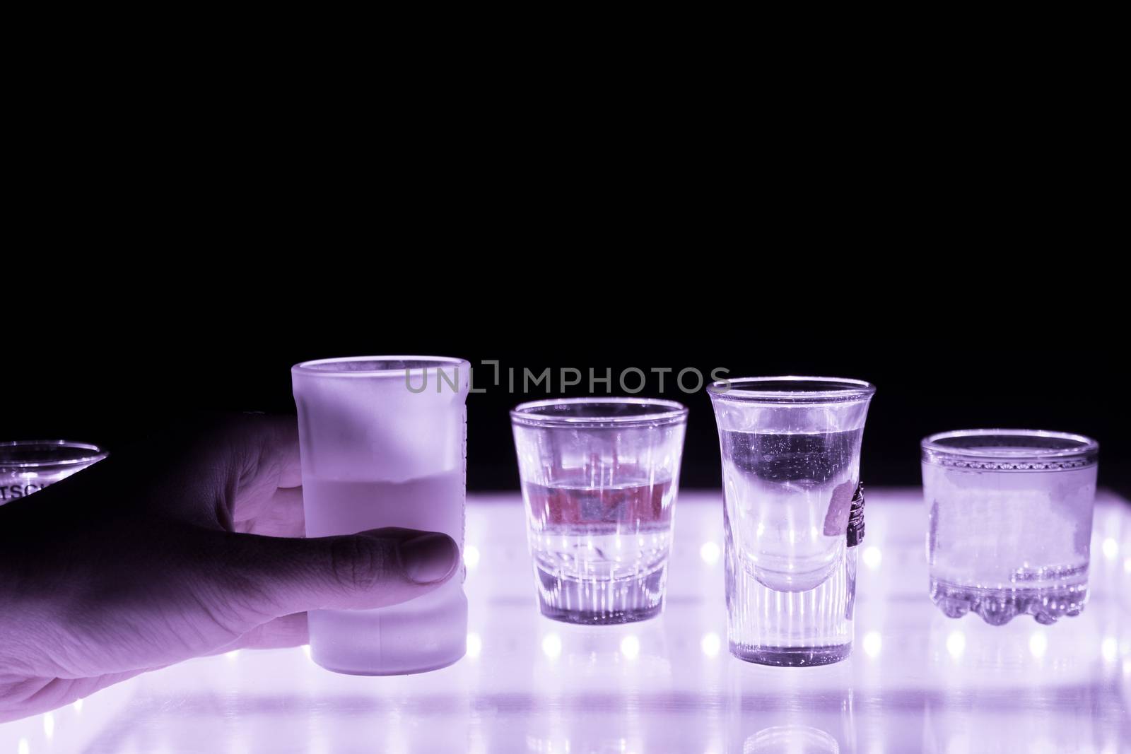 many shot on illuminated table by liwei12