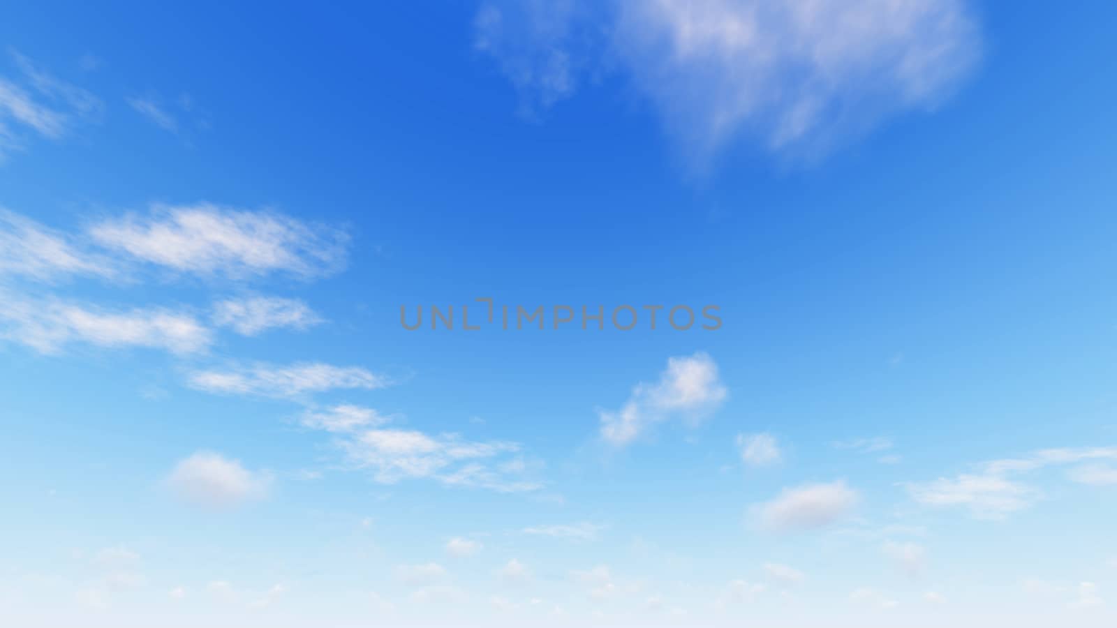 Cloudy blue sky abstract background, blue sky background with tiny clouds, 3d illustration