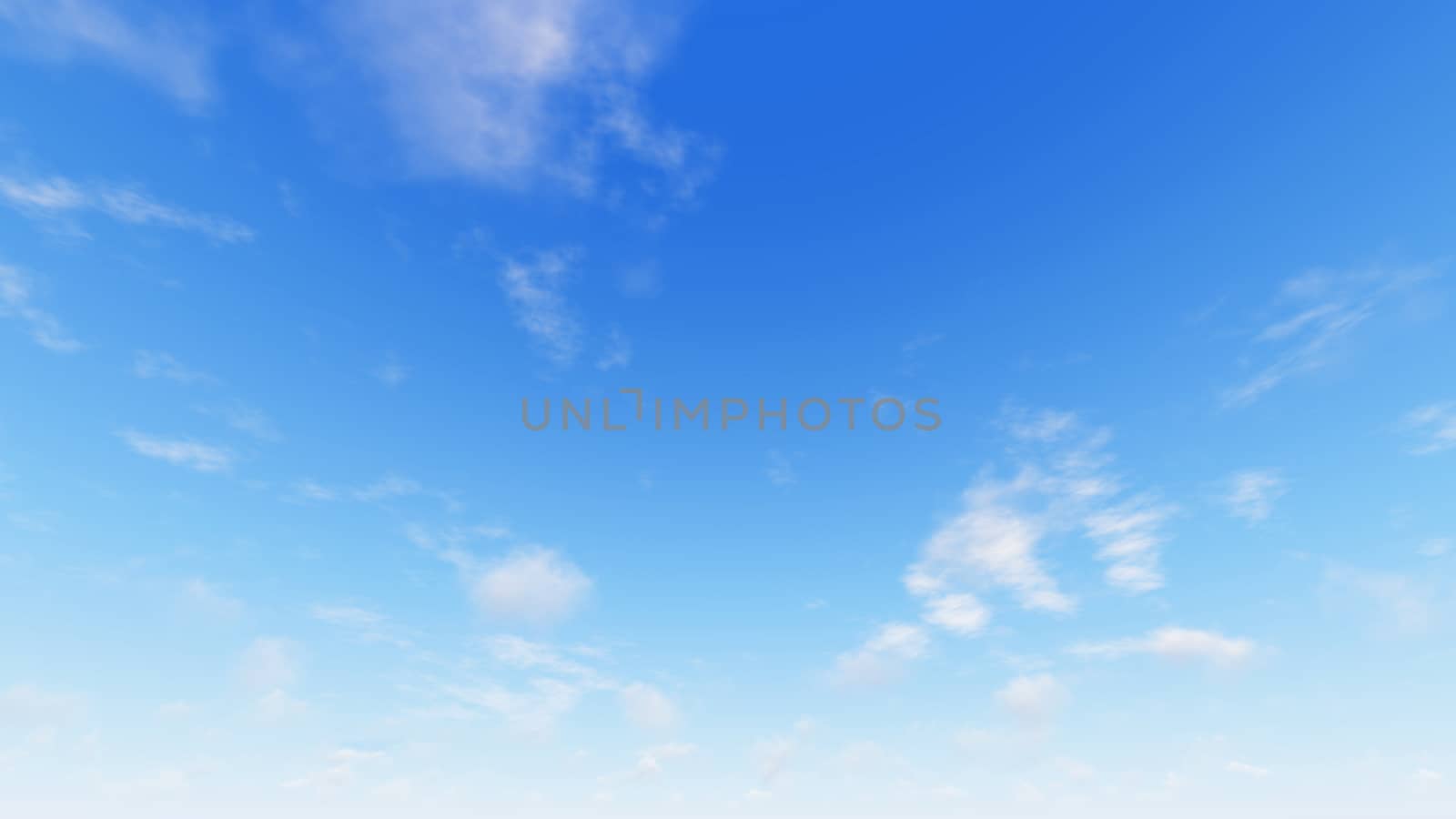 Cloudy blue sky abstract background, blue sky background with tiny clouds, 3d illustration