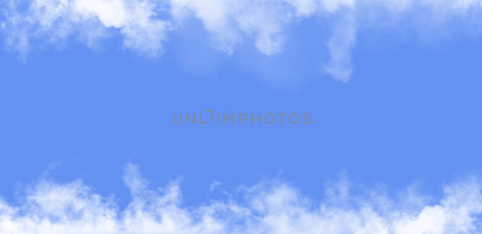 Abstract background, blue sky with clouds close-up