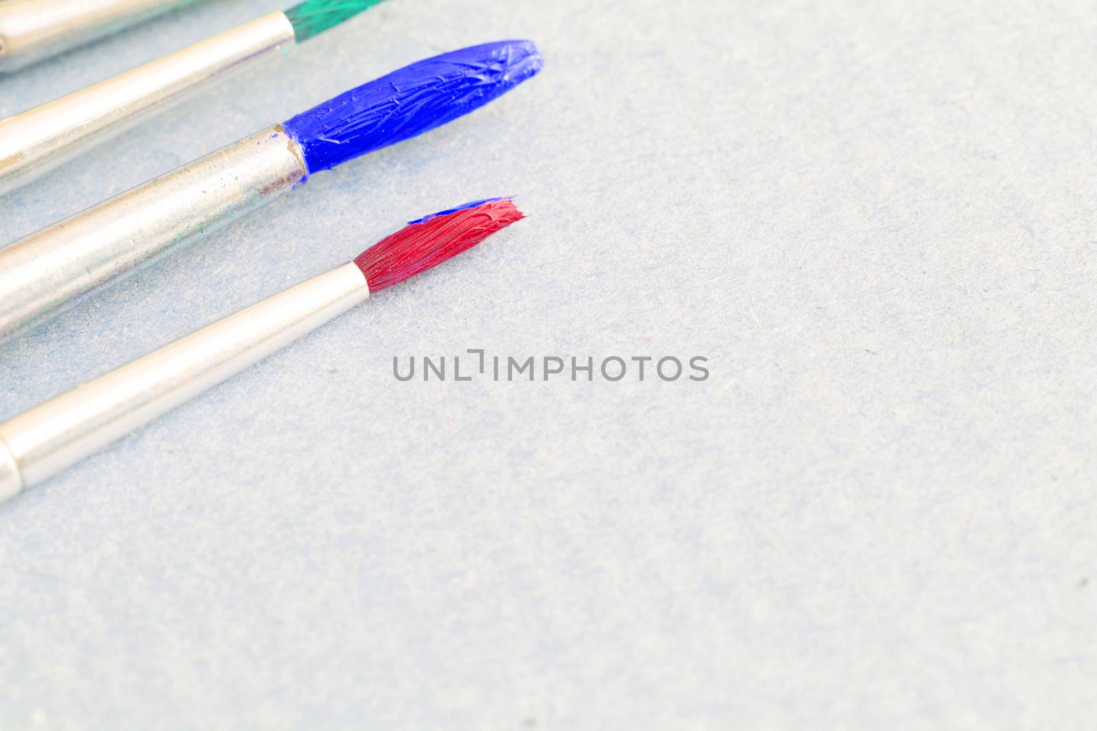 artistic colorful paint brushes by liwei12
