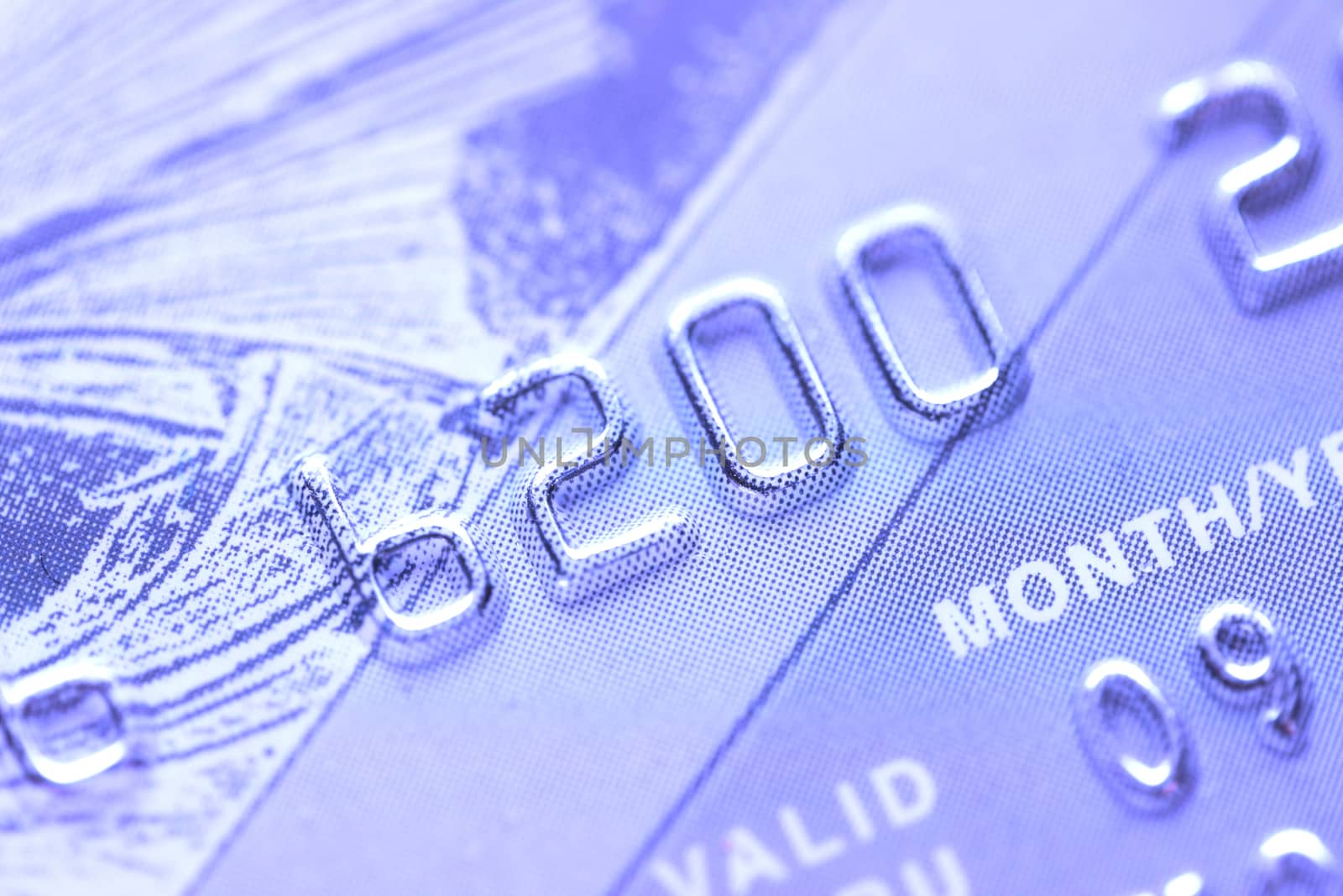 macro shoot of a credit card by liwei12