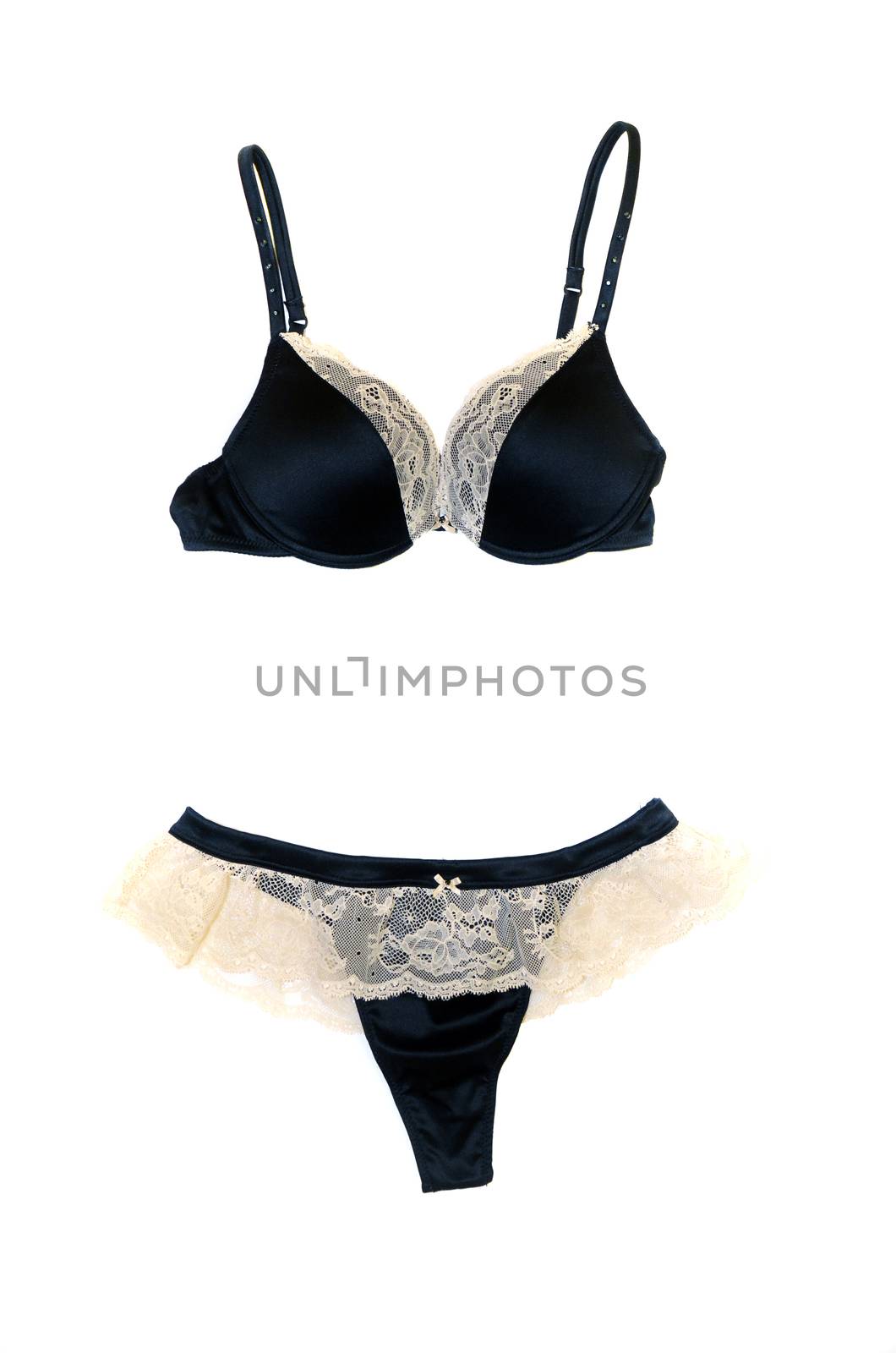 Beautiful Women sexy underwear on white background