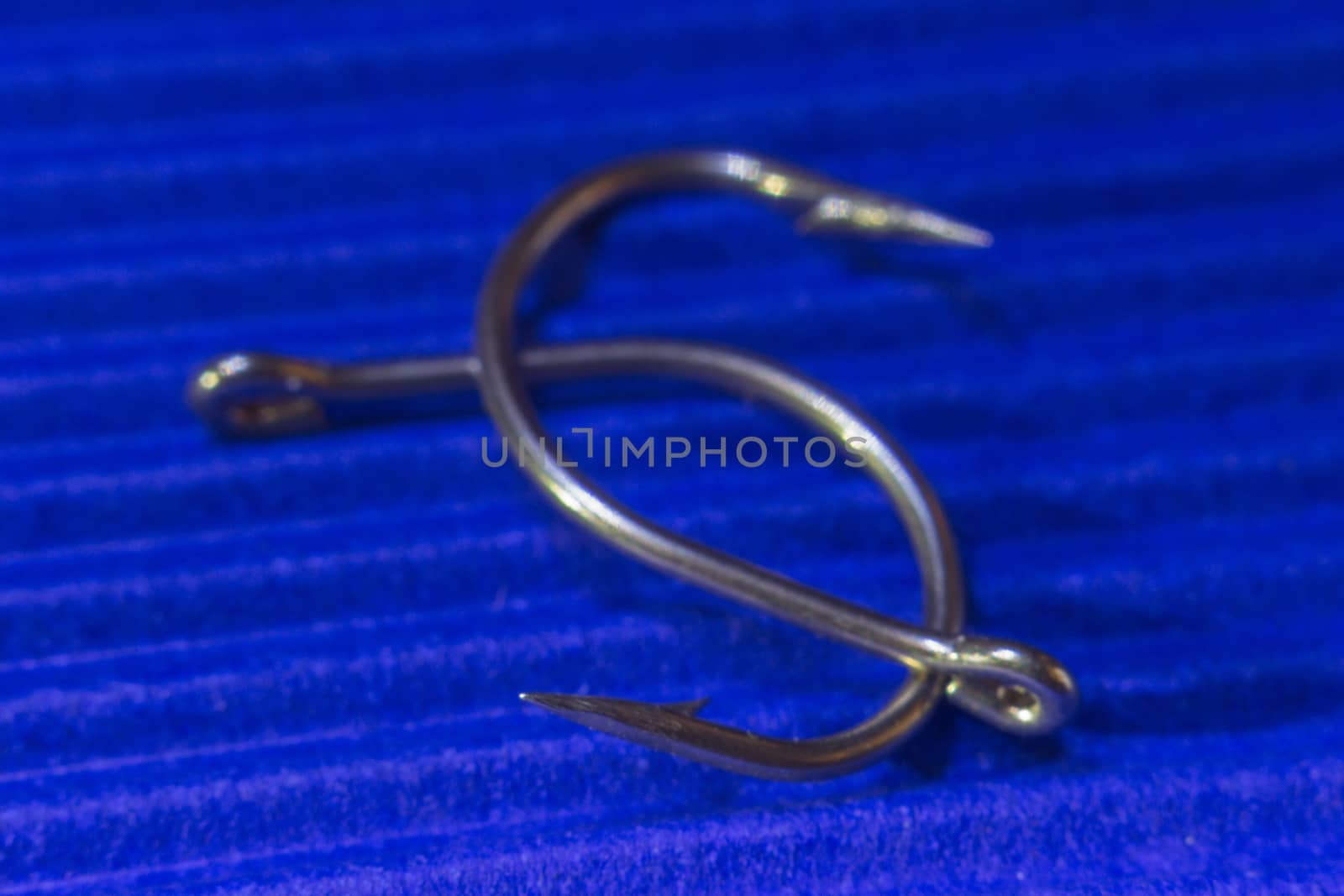 fishing hook close up of a spinner fishing macro photo