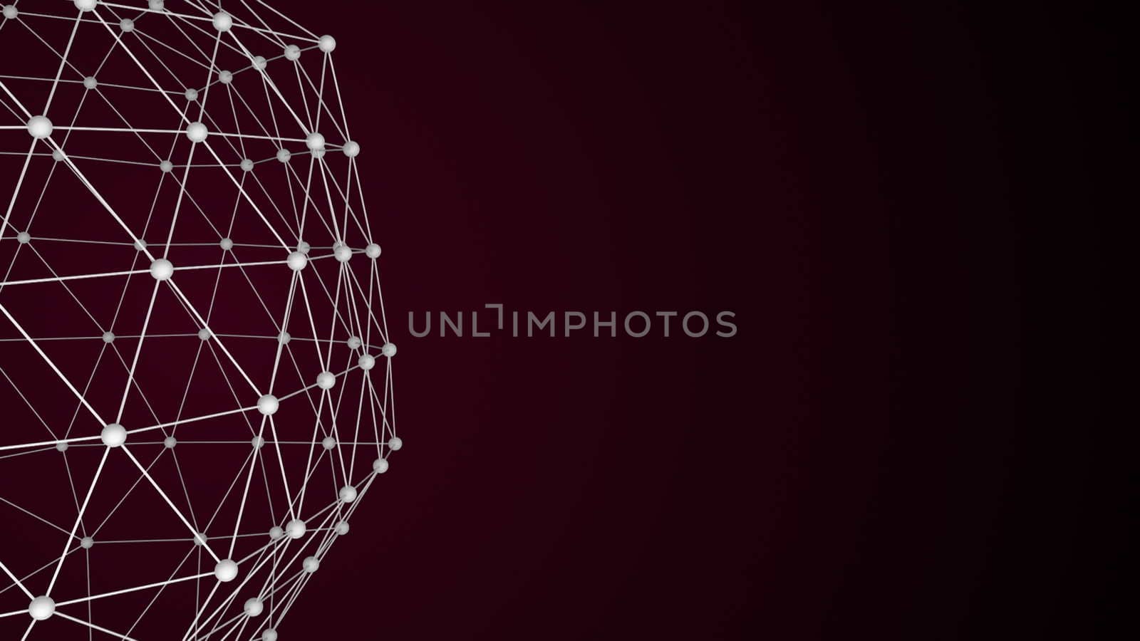 Abstract background with network surface by nolimit046