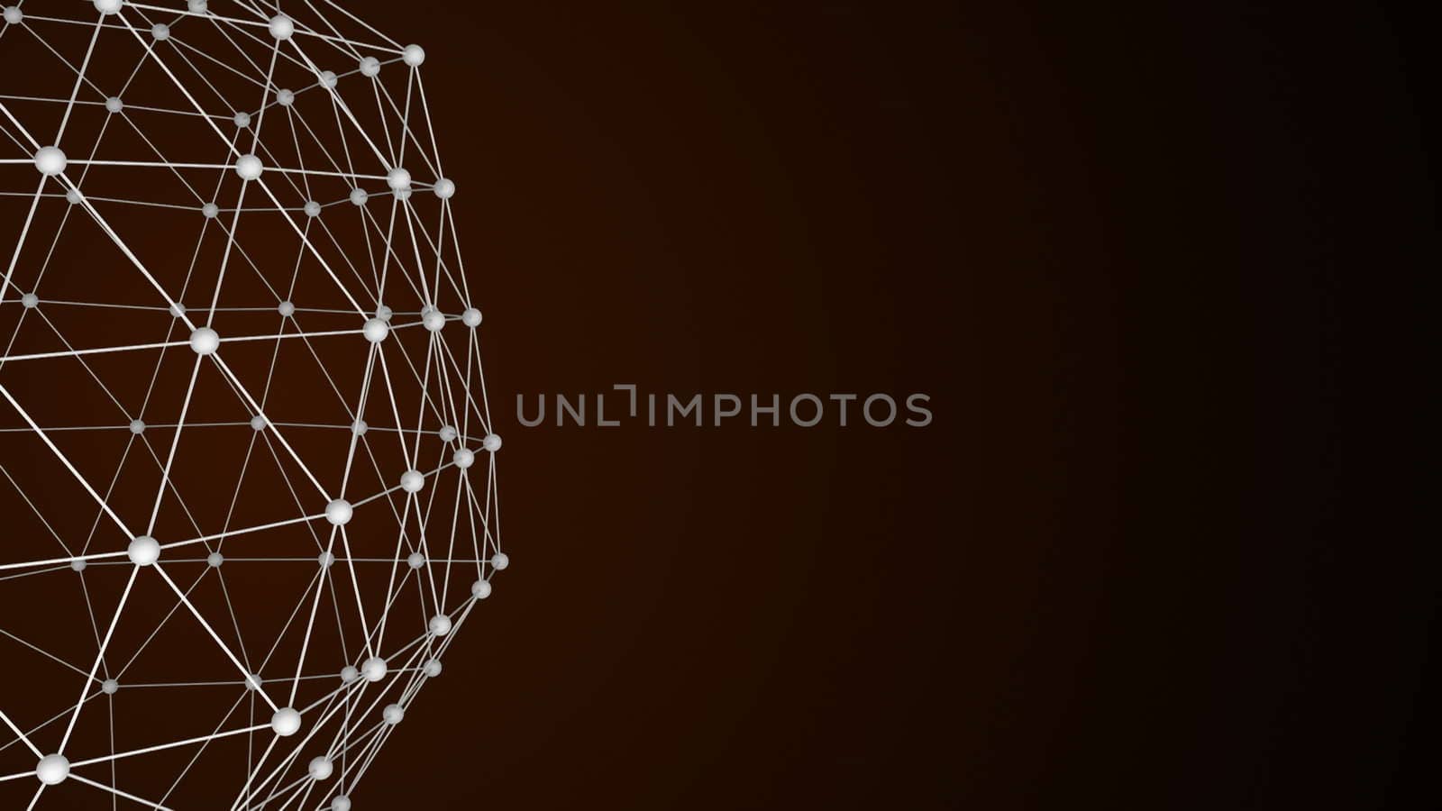 Abstract background with network surface by nolimit046