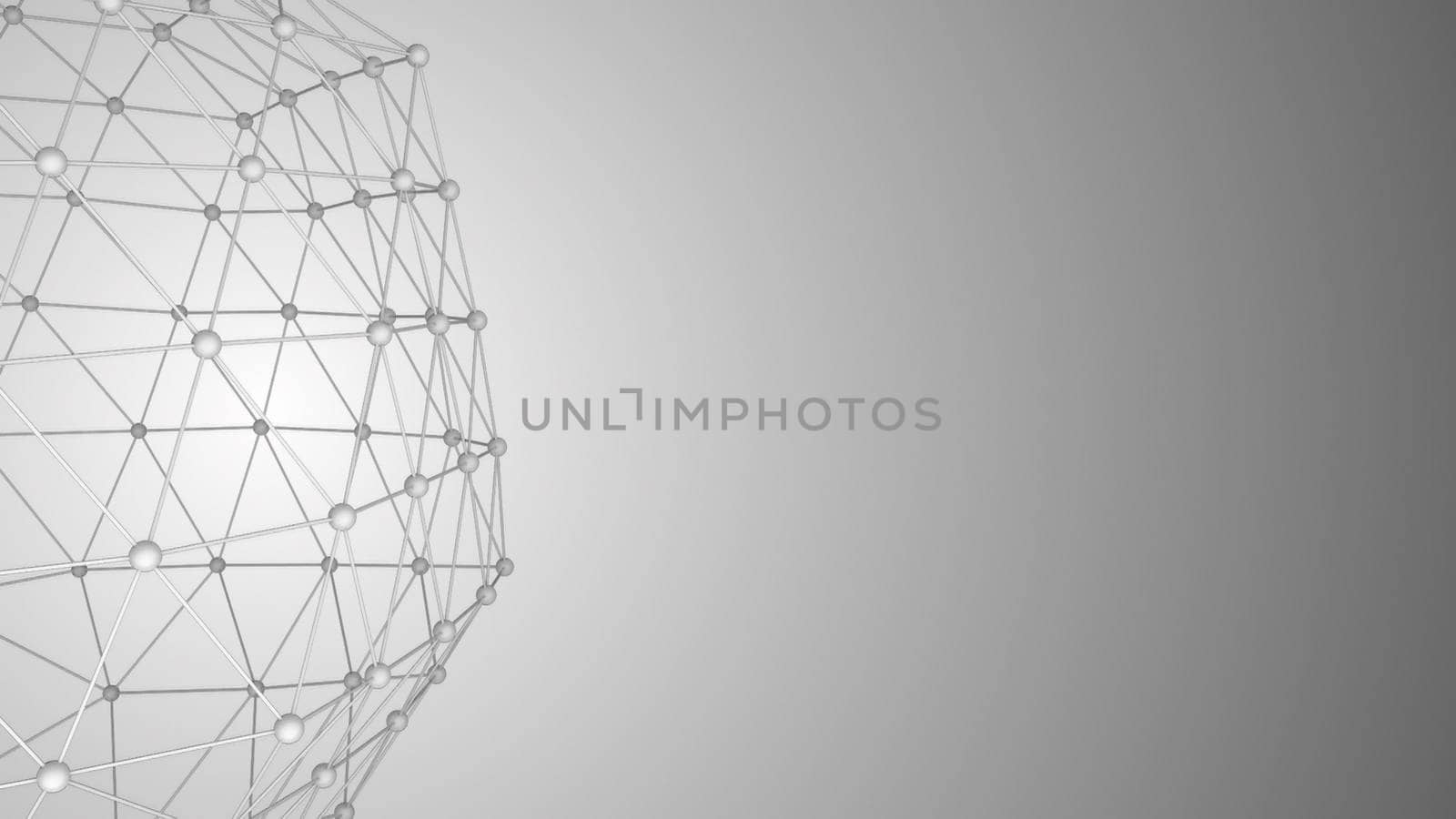 Abstract background with network surface by nolimit046
