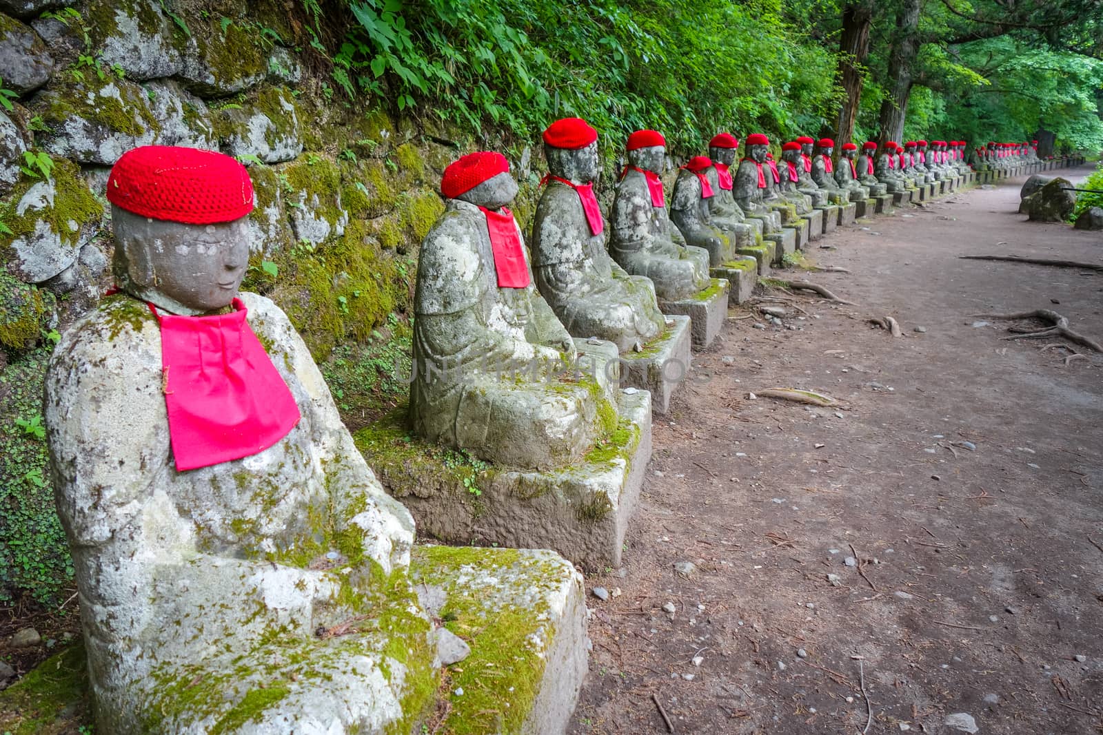 Narabi Jizo statues, Nikko, Japan by daboost