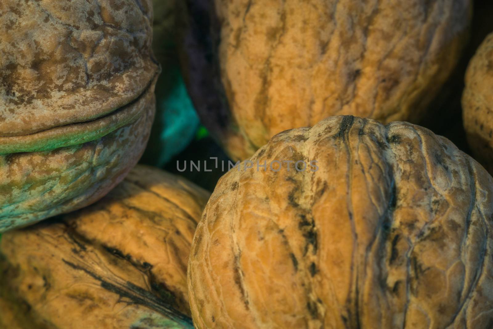 walnuts close-up health super macro photos useful