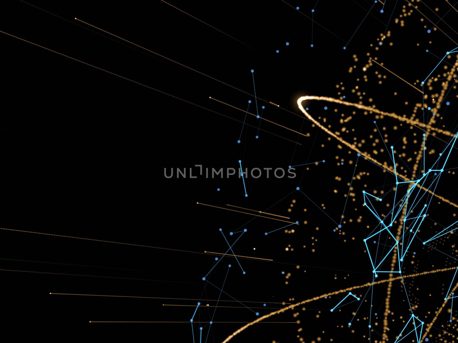 Global network background. World network concept. 3d illustration