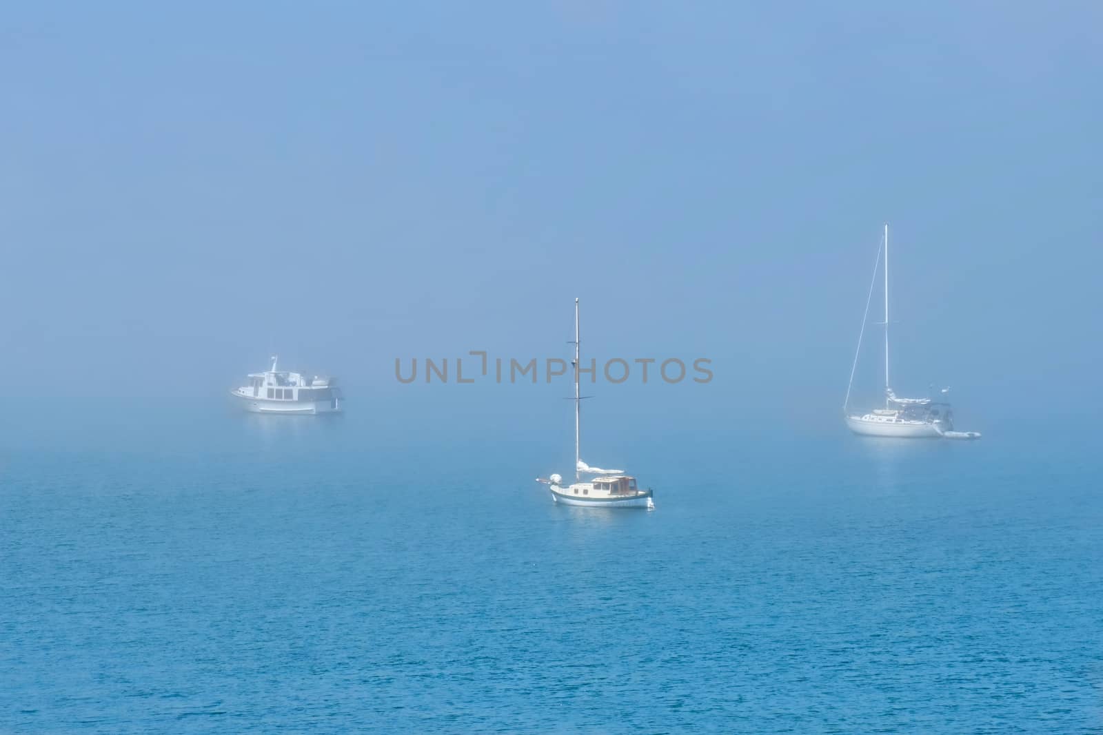 Boats in fog. by marina_poushkina
