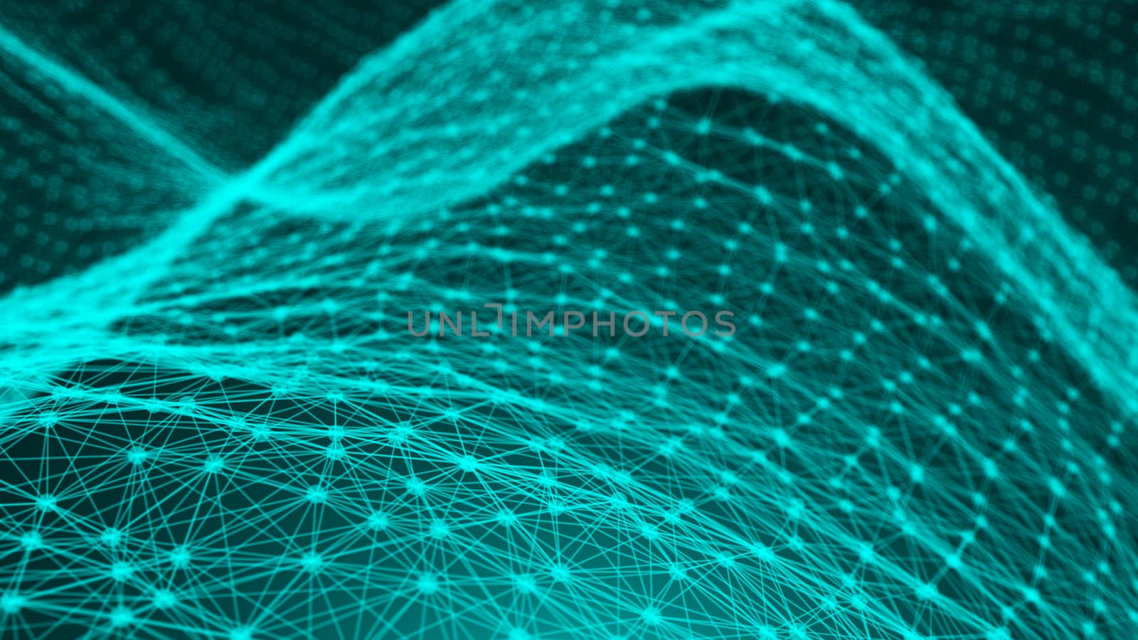 Abstract connection dots. Technology background. Network concept by nolimit046