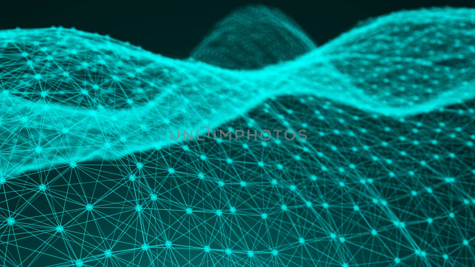 Abstract connection dots. Technology background. Network concept by nolimit046