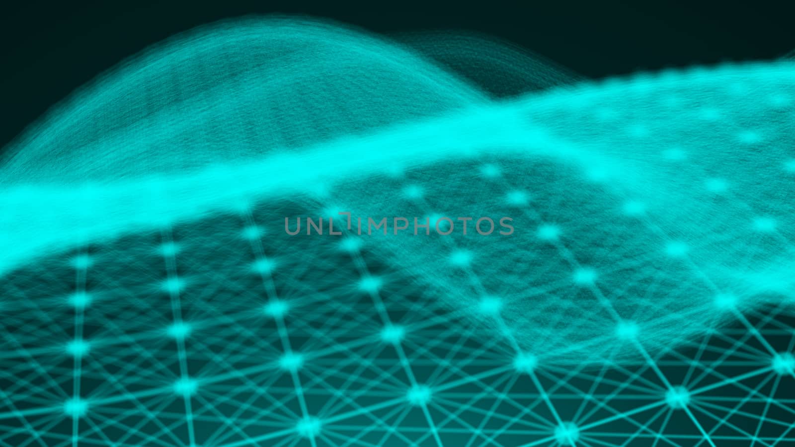 Abstract connection dots. Technology background. Network concept by nolimit046