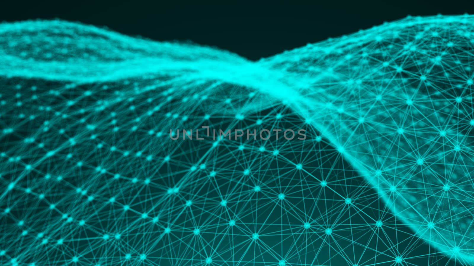 Abstract connection dots. Technology background. Network concept by nolimit046