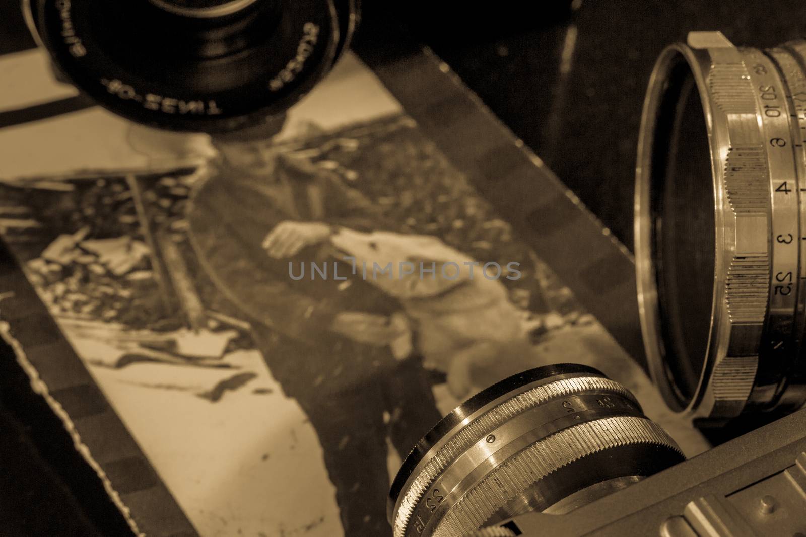 lens and old photos by darksoul72