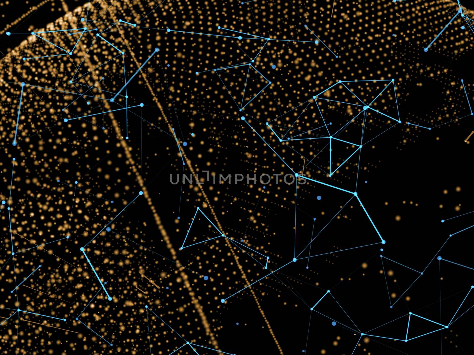 Global network background. World network concept. 3d illustration