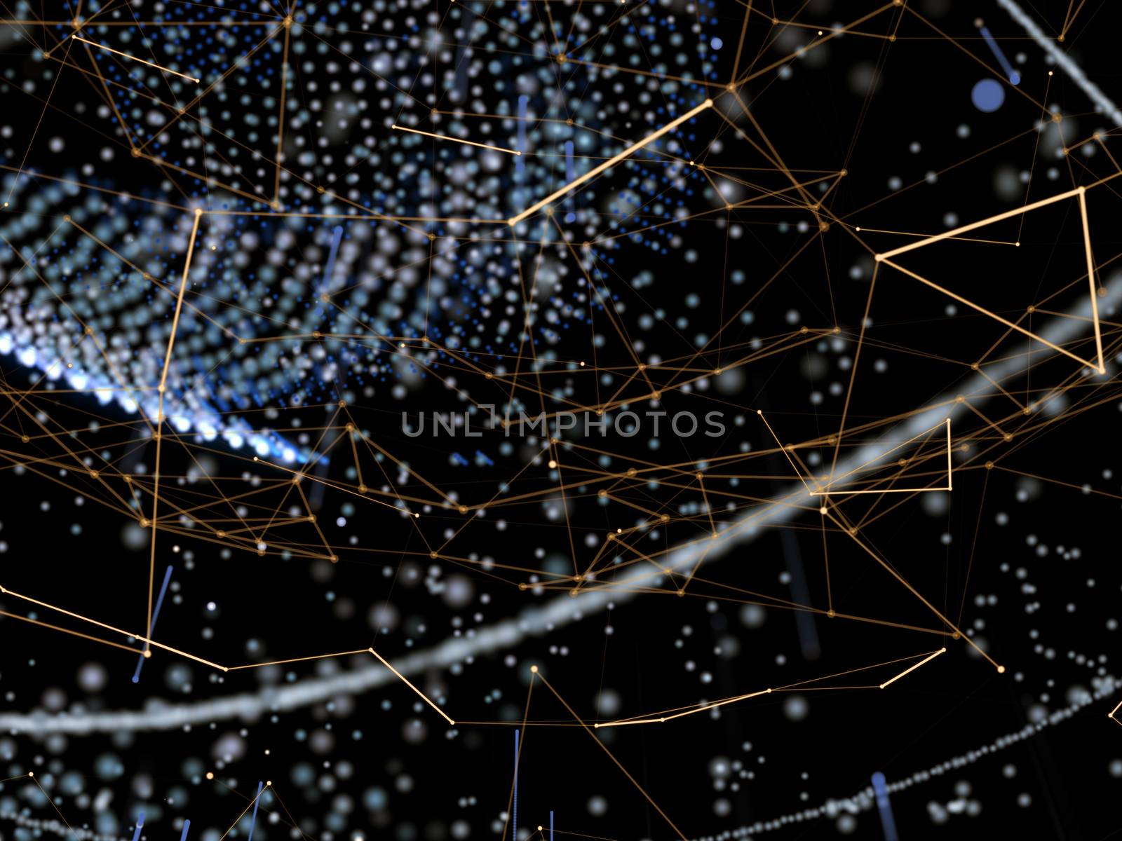 Global network background. World network concept. 3d illustration